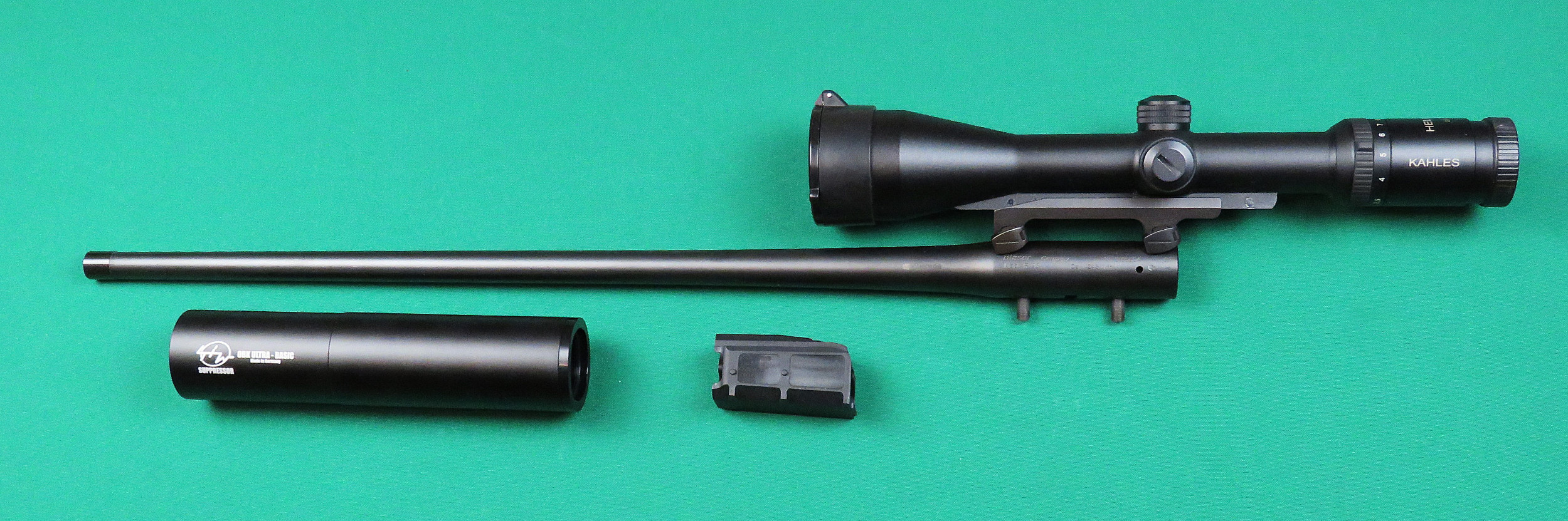 R 93 Wechselset im Cal. .243 Win. Mit Kahles CBX Abs. 4 Dot und SD OBK Ultra - Basic